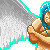 Wind icon/pixelart
