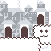 Cloud city game mock-up -- animated.
