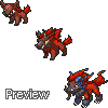 Dex N. 004, 005, 006 icon/pixelart