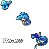 Dex N. 007 008 009 icon/pixelart