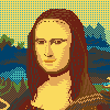 Mona Lisa Tribute - RenEssence Challenge icon/pixelart