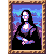 Pseudo-CGA Mona Lisa Monthly Top Art Icon icon/pixelart