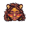Tigress 01 icon/pixelart