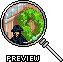 Letter O icon/pixelart