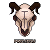 Skull icon/pixelart