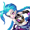 Jinx fan art icon/pixelart