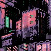 Desert City icon/pixelart