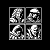 1 Bit Portraits icon/pixelart