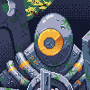 Circle boss icon/pixelart