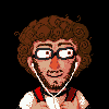 Cloud of cubes (self portrait) icon/pixelart