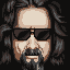 The Dude, dood icon/pixelart
