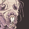Mole Rat and Human icon/pixelart