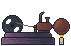 Steam Engine icon/pixelart