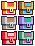 Personal Palette Experimentation: Treasure Chests (16x16) icon/pixelart