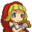 Little Red Riding Hood icon/pixelart