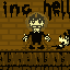 Bendy The Dancing Demon icon/pixelart
