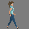 Girl icon/pixelart