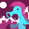 GB Kaiju attack icon/pixelart