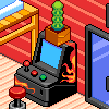Room: beer party icon/pixelart