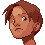 'Teal Line Guy' Head icon/pixelart