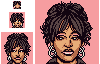 NeoPop Rihanna Fenty icon/pixelart