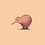 Kiwi bird icon/pixelart