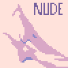 Nude Study 004 icon/pixelart