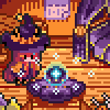 Halloween Witches icon/pixelart
