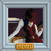 Prohibition era icon/pixelart