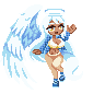 Santa Megumi from Arcluz77  icon/pixelart