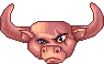 Minotaur icon/pixelart