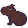 Capybara icon/pixelart