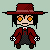 Hellsing (Alucard) icon/pixelart