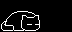 2-Color Cat icon/pixelart