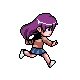 Aurora Running icon/pixelart
