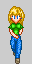 Random Blonde Girl icon/pixelart