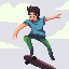 Trying out few stunts icon/pixelart