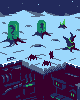 The Town in space