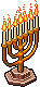 Menorah icon/pixelart