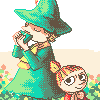 Spring melody icon/pixelart