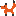 Fox turn around icon/pixelart