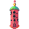 Tower 20x60 pixels icon/pixelart