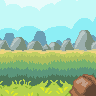 Grassy Valley icon/pixelart