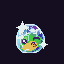Mosaic slime icon/pixelart