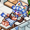 ISO_Mediterranean house icon/pixelart