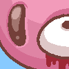 Gloomy the Naughty Grizzly icon/pixelart
