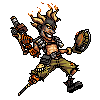 Overwatch Junkrat icon/pixelart