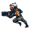 Overwatch Soldier 76 icon/pixelart
