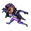 Overwatch Sombra icon/pixelart