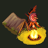 Camp icon/pixelart